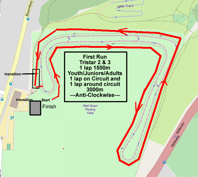 2nd Run Tristars 2,3, juniors, youth and adults